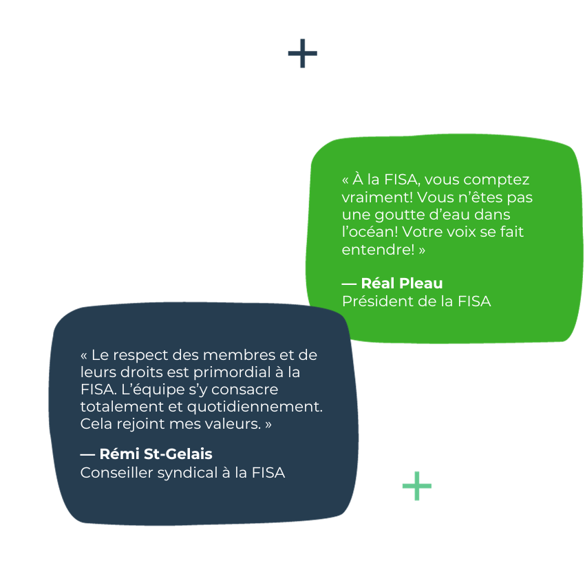 Témoignage de l'équipe de la FISA au Québec